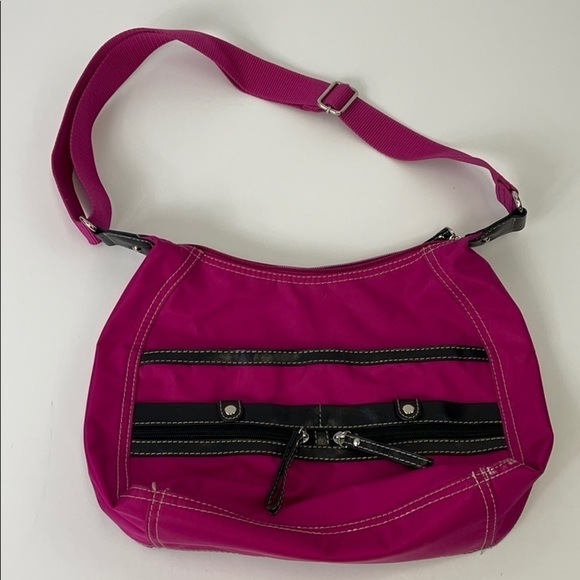 NINE WEST CROSSBODY HOT PINK - Picture 1 of 16
